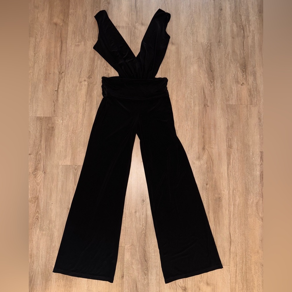 Marciano Black Wide-Leg Jumpsuit